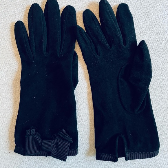 Moschino Suede Gloves - Picture 2 of 4